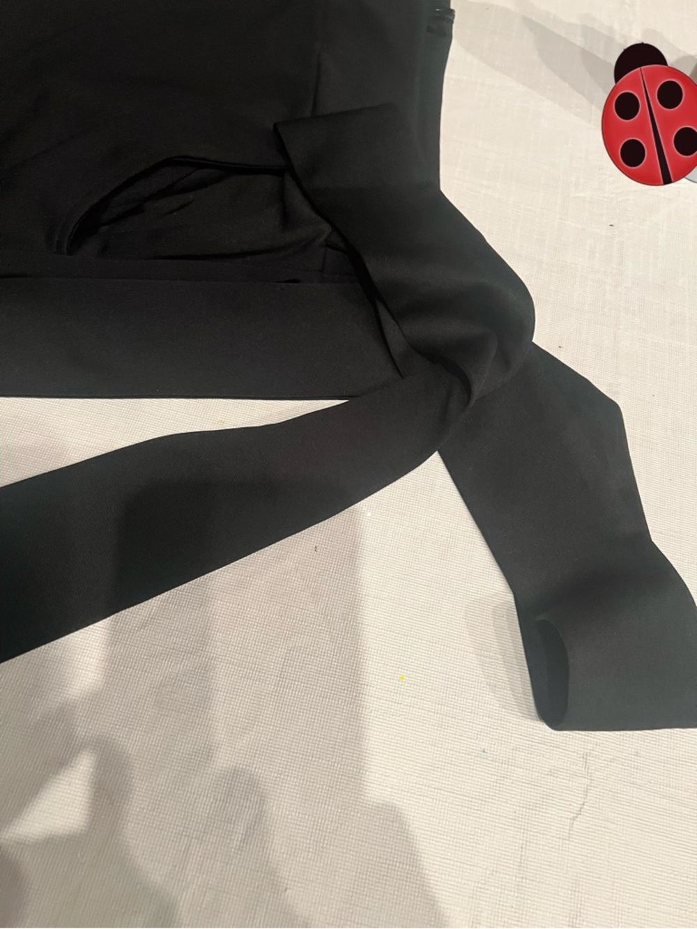 Wide Leg Black Tie-Waist Pants XL - Picture 2 of 5
